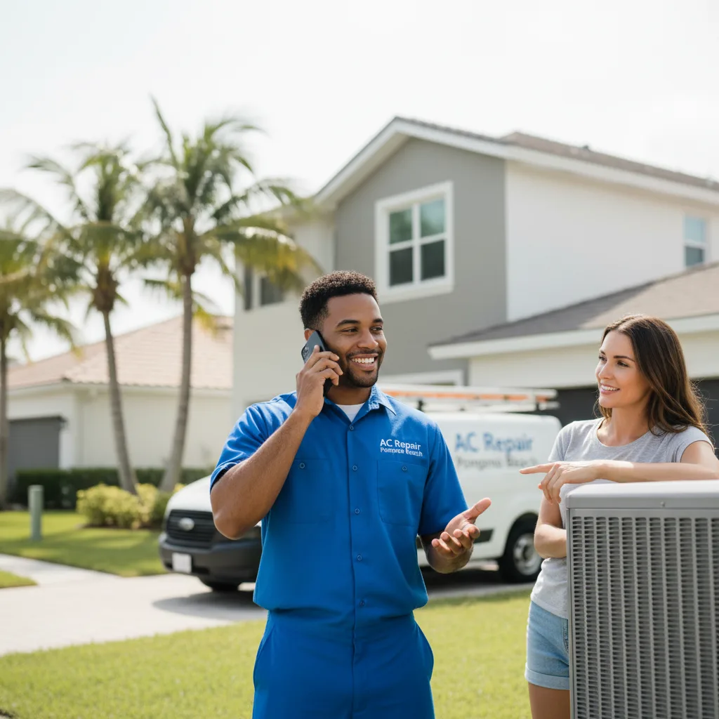AC Repair Pompano Beach customer support in Deerbrook